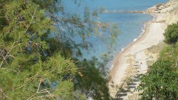 Aan het strand