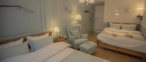 Family Suite, 2 Queen Beds | In-room safe, iron/ironing board, free WiFi