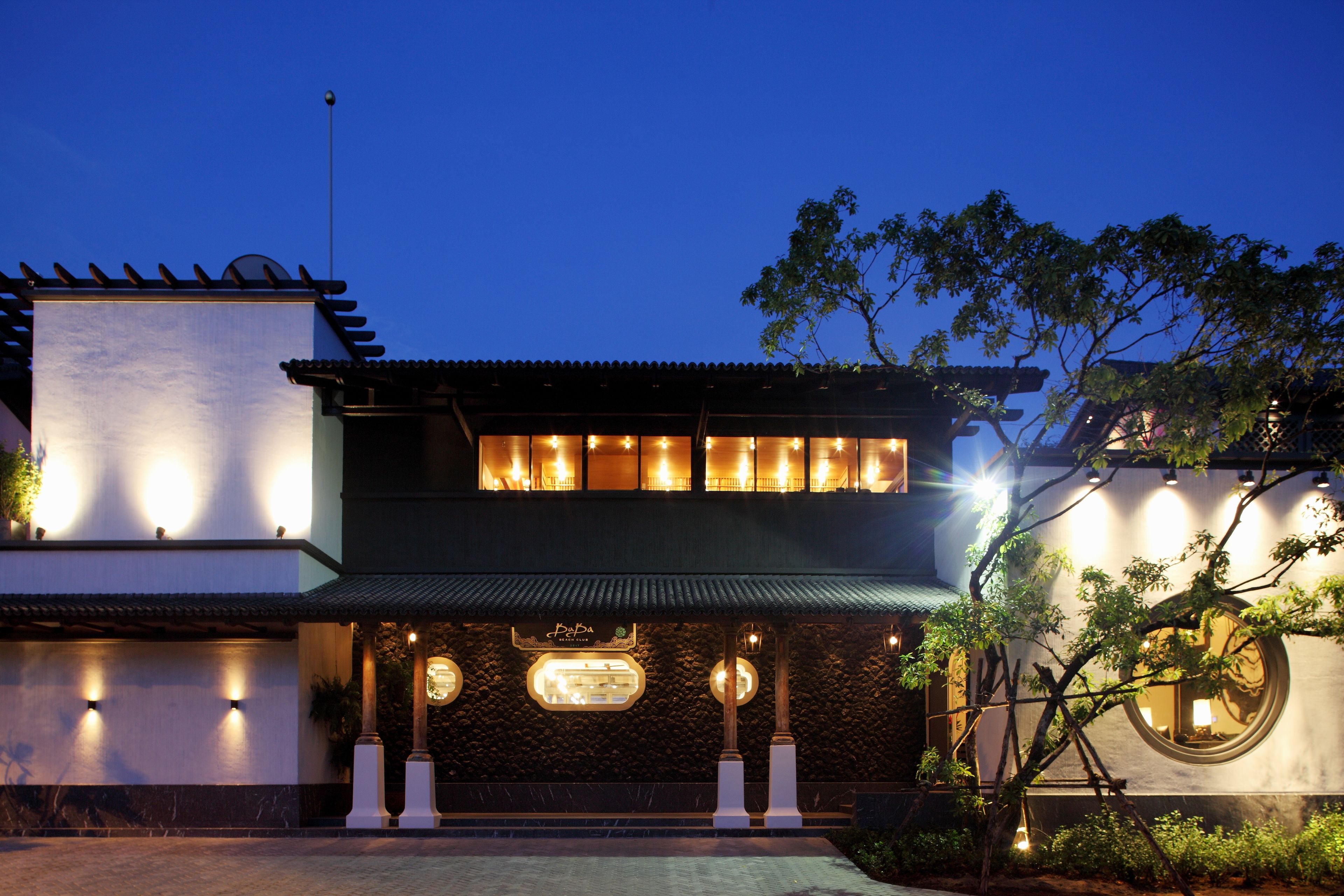 front of property – evening/night