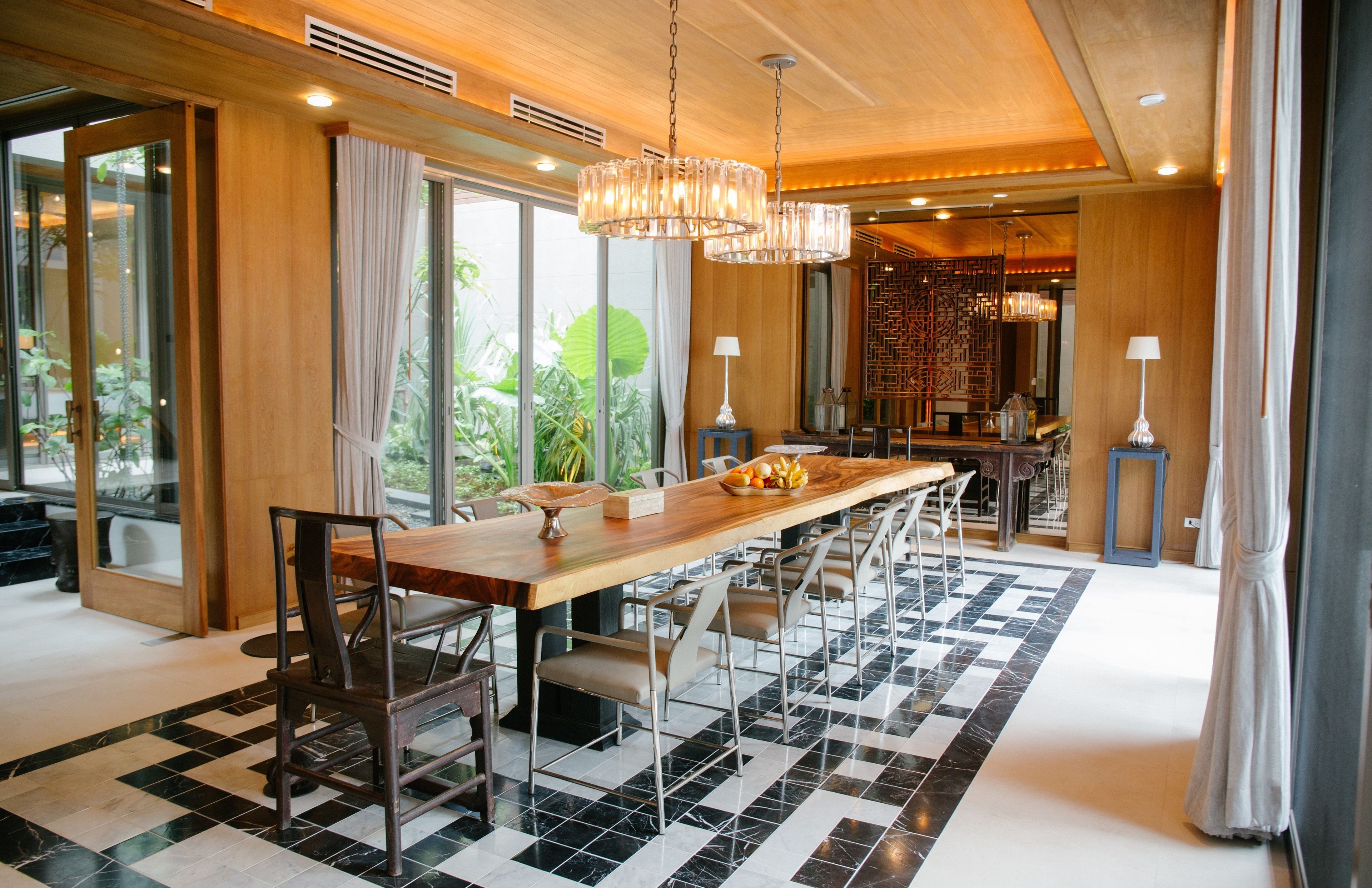 5br beachfront pool villa | in-room dining