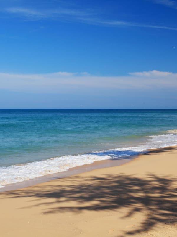 On the beach, sun-loungers, beach towels, kayaking