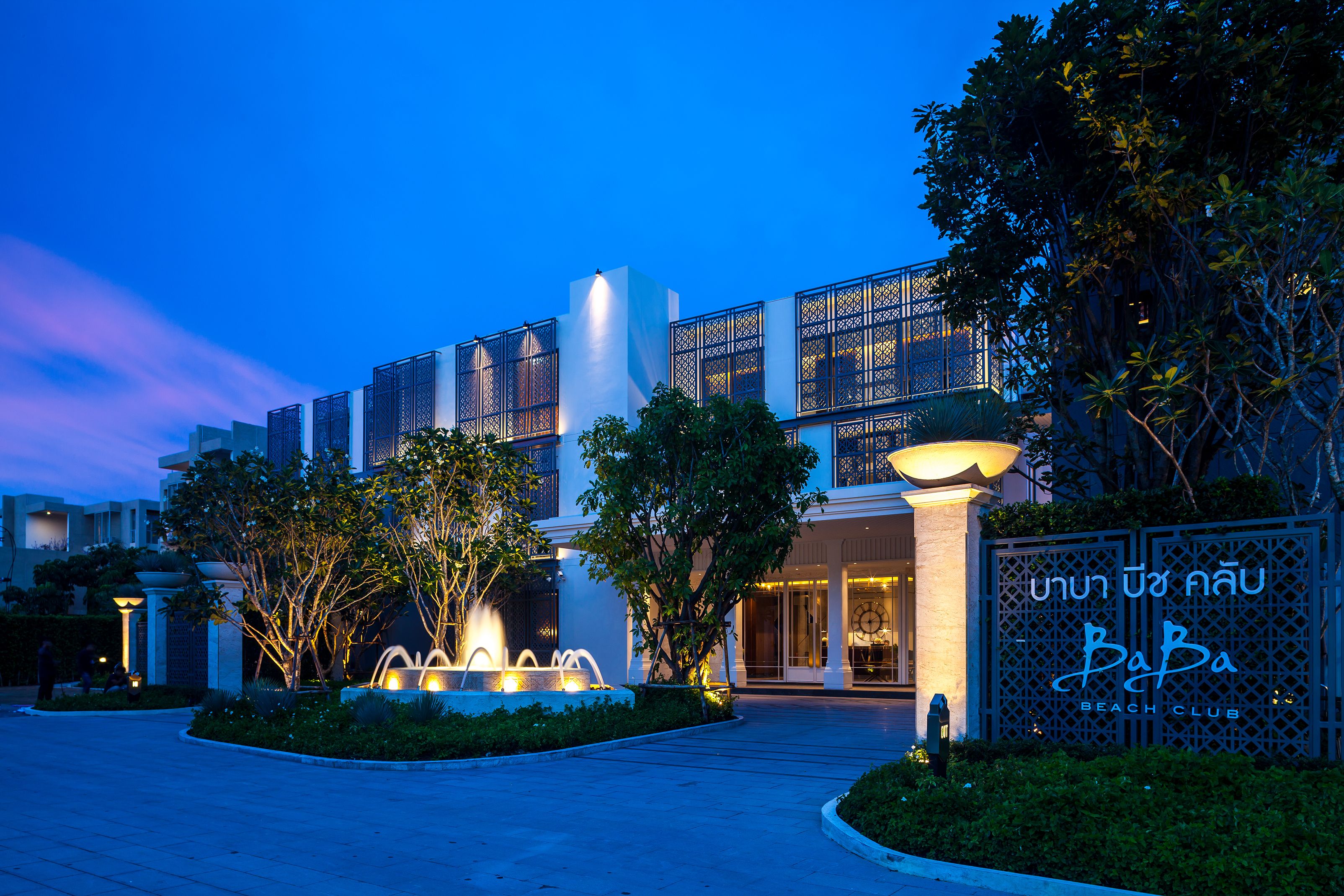 front of property – evening/night