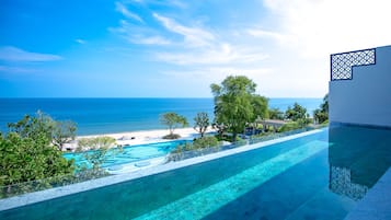 Beachfront Club Penthouse | 1 間睡房、高級寢具、迷你吧贈品、房內夾萬