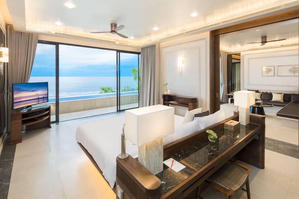 Beachfront Club Penthouse | Vue de la chambre