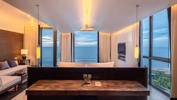 Baba Mama Penthouse Seaview | Ylelliset vuodevaatteet, ilmaiset minibaarituotteet
