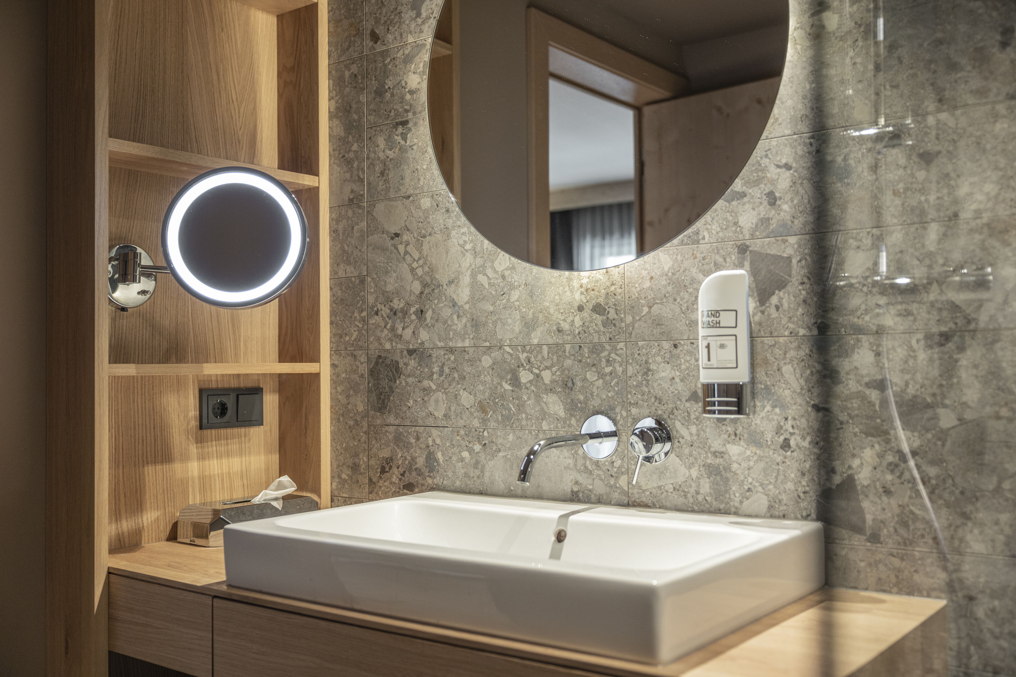 shower, free toiletries, hair dryer, bathrobes