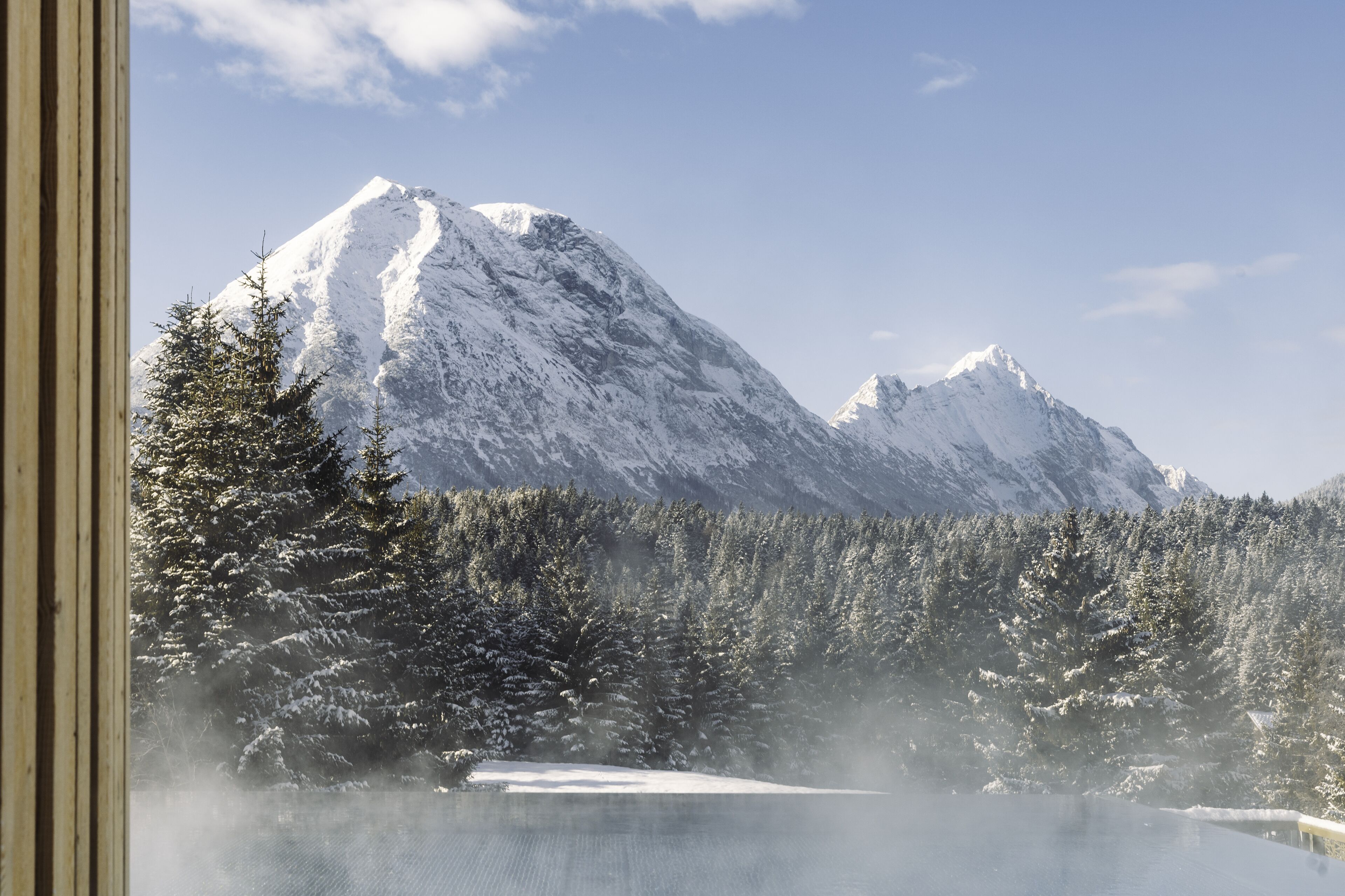 indoor pool, outdoor pool, pool loungers