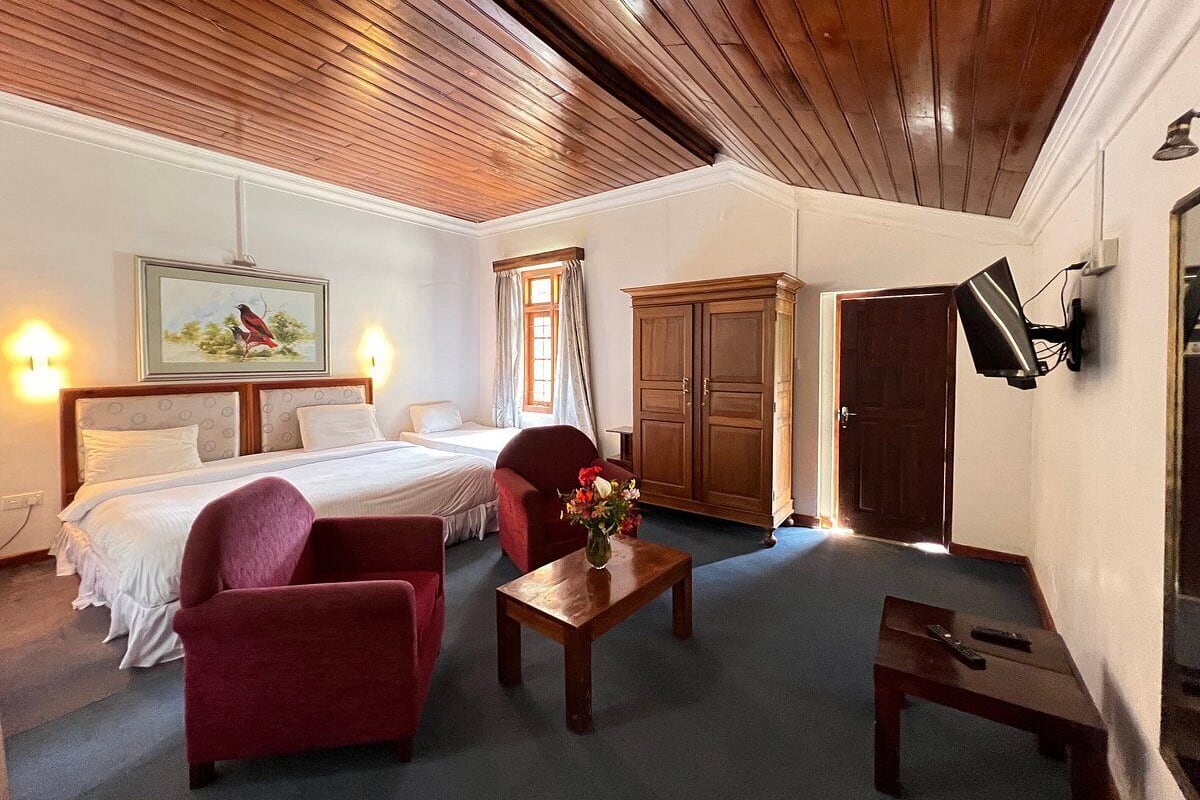Superior Triple Room, 1 Bedroom, Courtyard View, Ground Floor | Blackout curtains, free WiFi, bed sheets