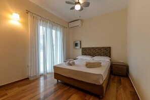 公寓, 2 间卧室, 海景 | 2 多间卧室、高档床上用品、客房内保险箱、办公桌