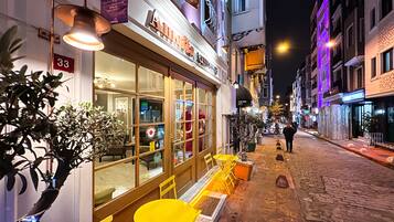 Façade de l’hébergement