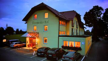 Front of property - evening/night