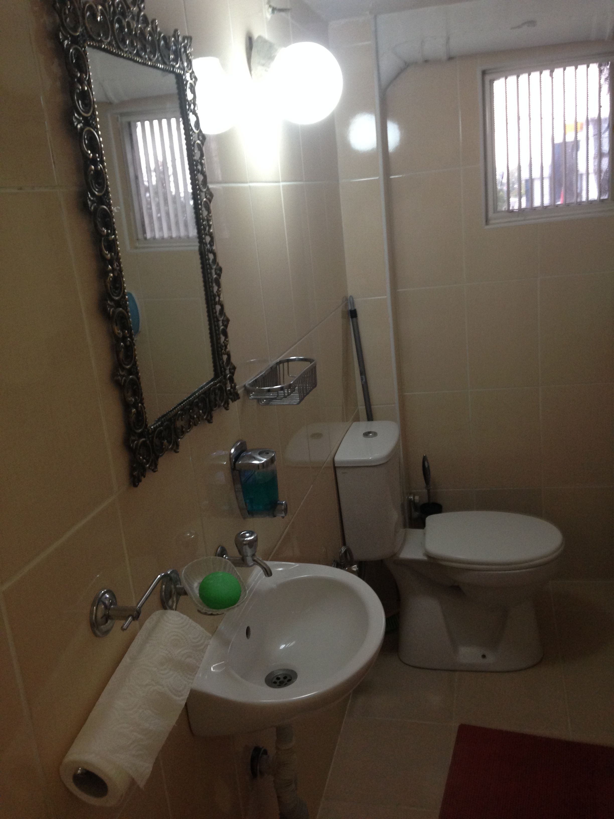 shower, free toiletries, hair dryer, slippers