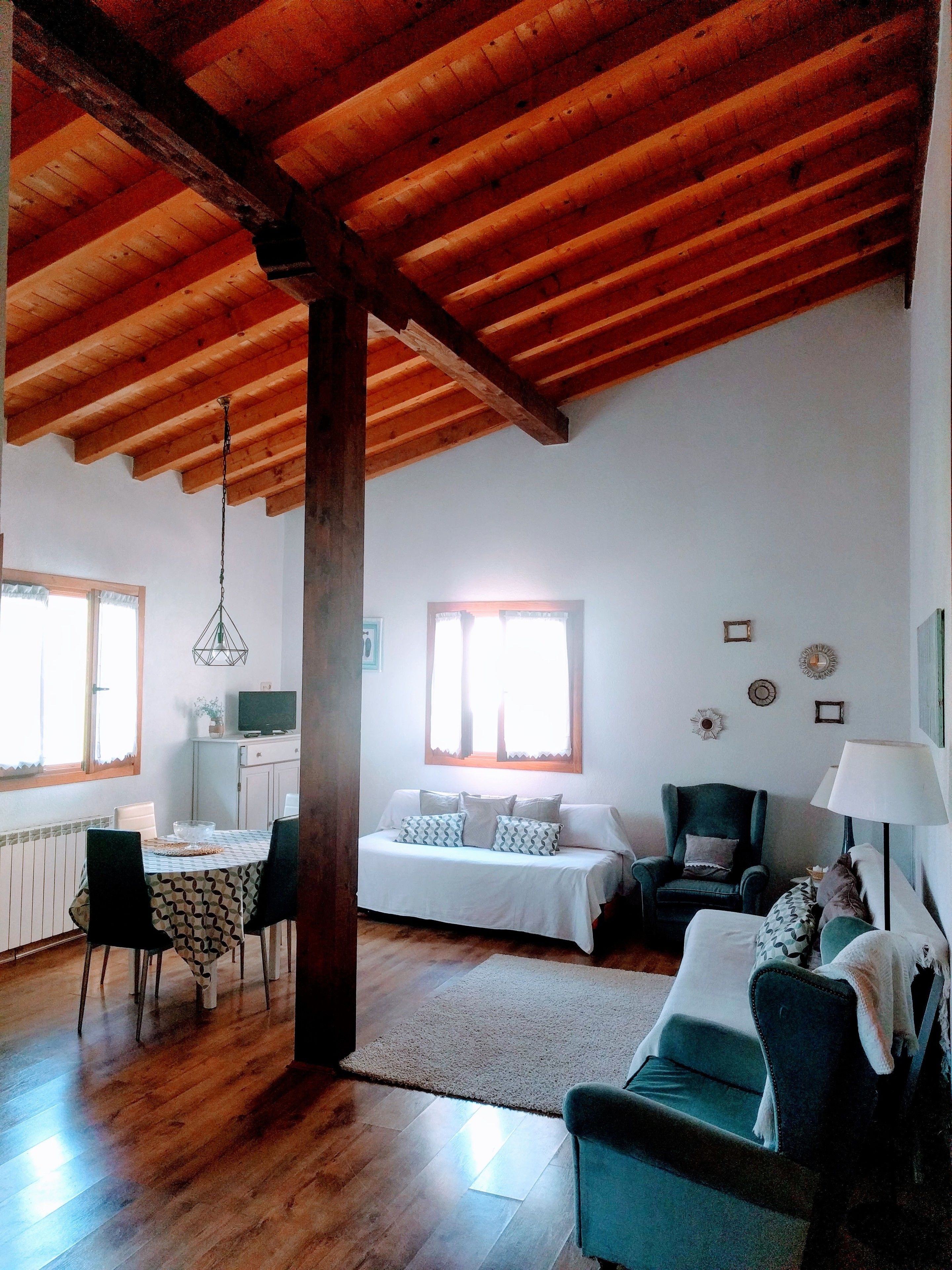 Apartment, 1 Bedroom | Living room | Flat-screen TV