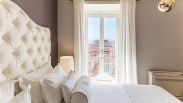 Apartamento superior, 1 habitación | 1 dormitorio, ropa de cama hipoalergénica, caja fuerte