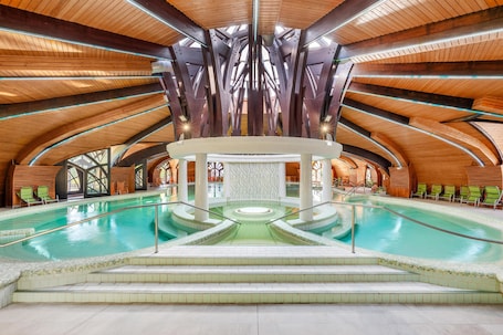 10 indoor pools, seasonal outdoor pool