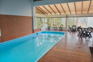Indoor pool - Hotel San Ghermann (Arroio Trinta)