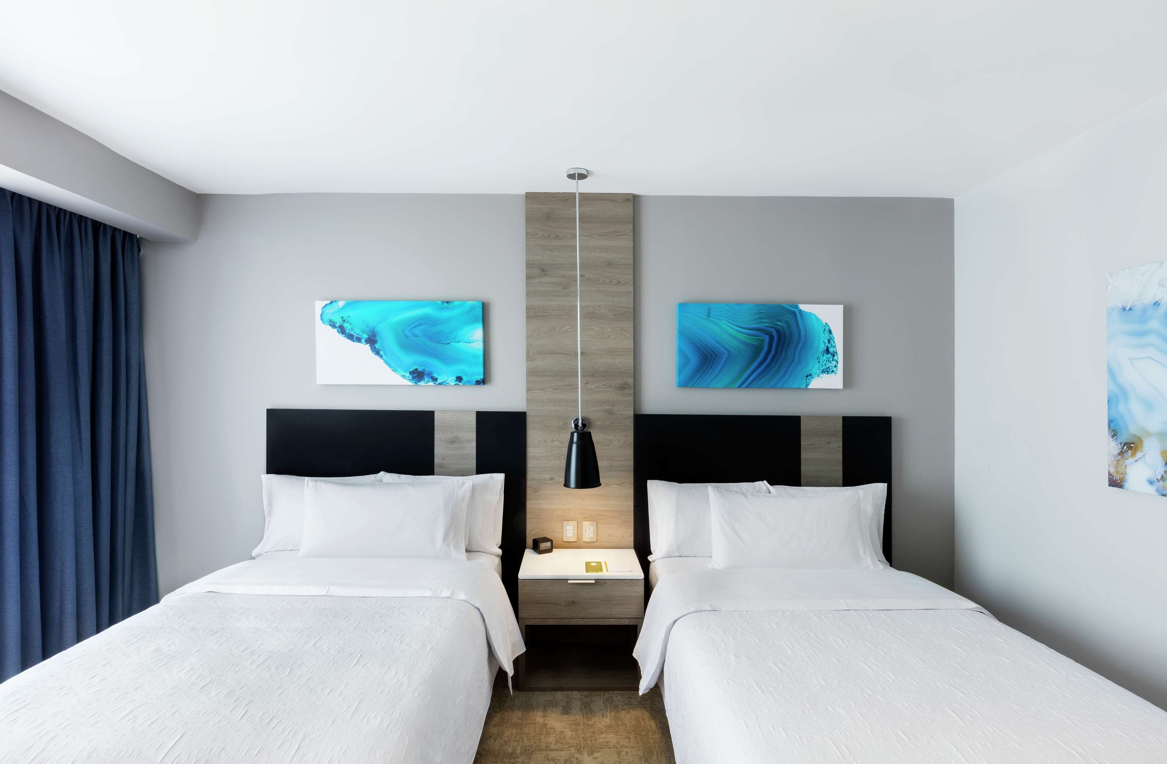 room, 2 double beds, accessible, non smoking (rollin shower) | minibar, in-room safe, desk, blackout curtains