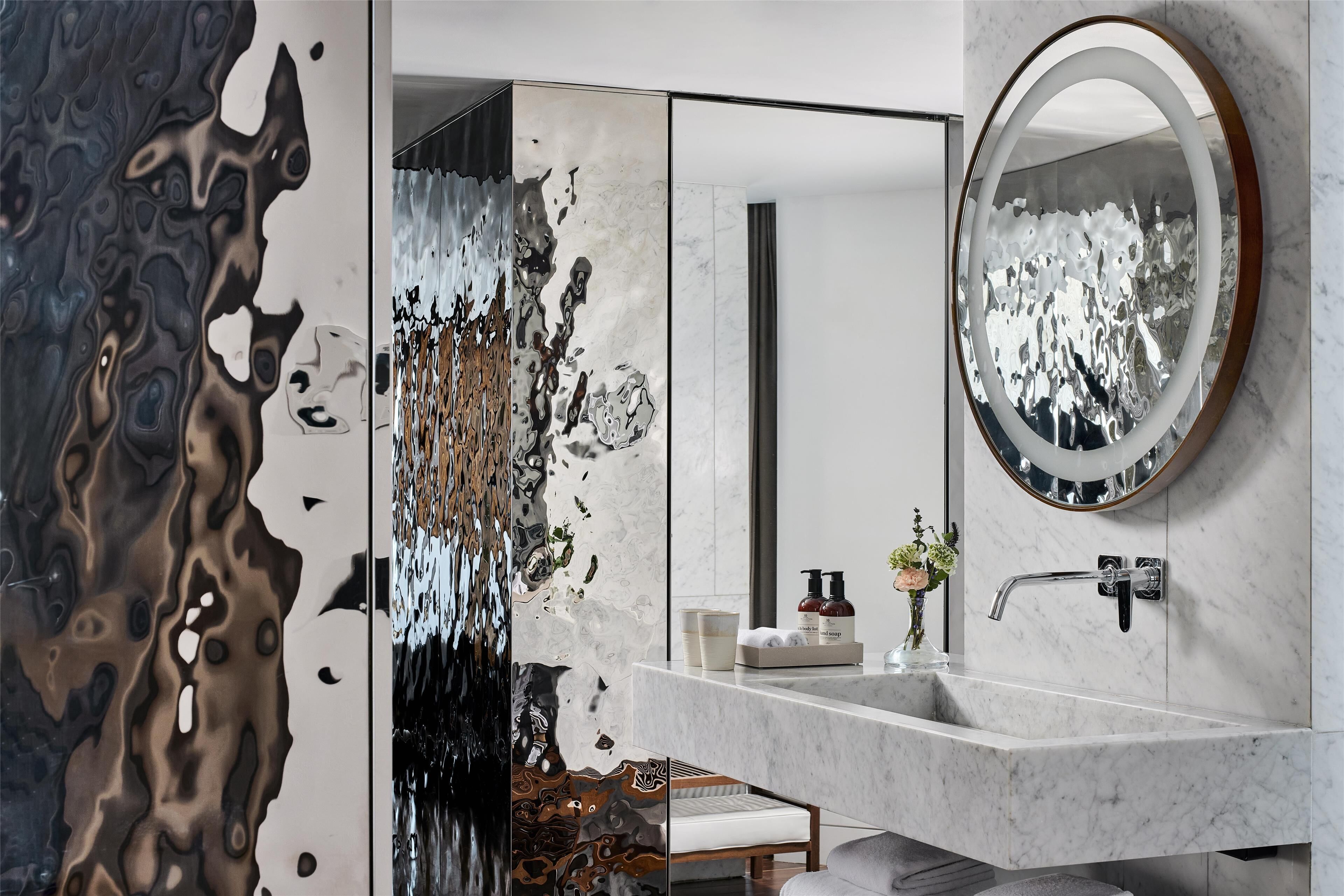 shower, rainfall showerhead, eco-friendly toiletries, hair dryer