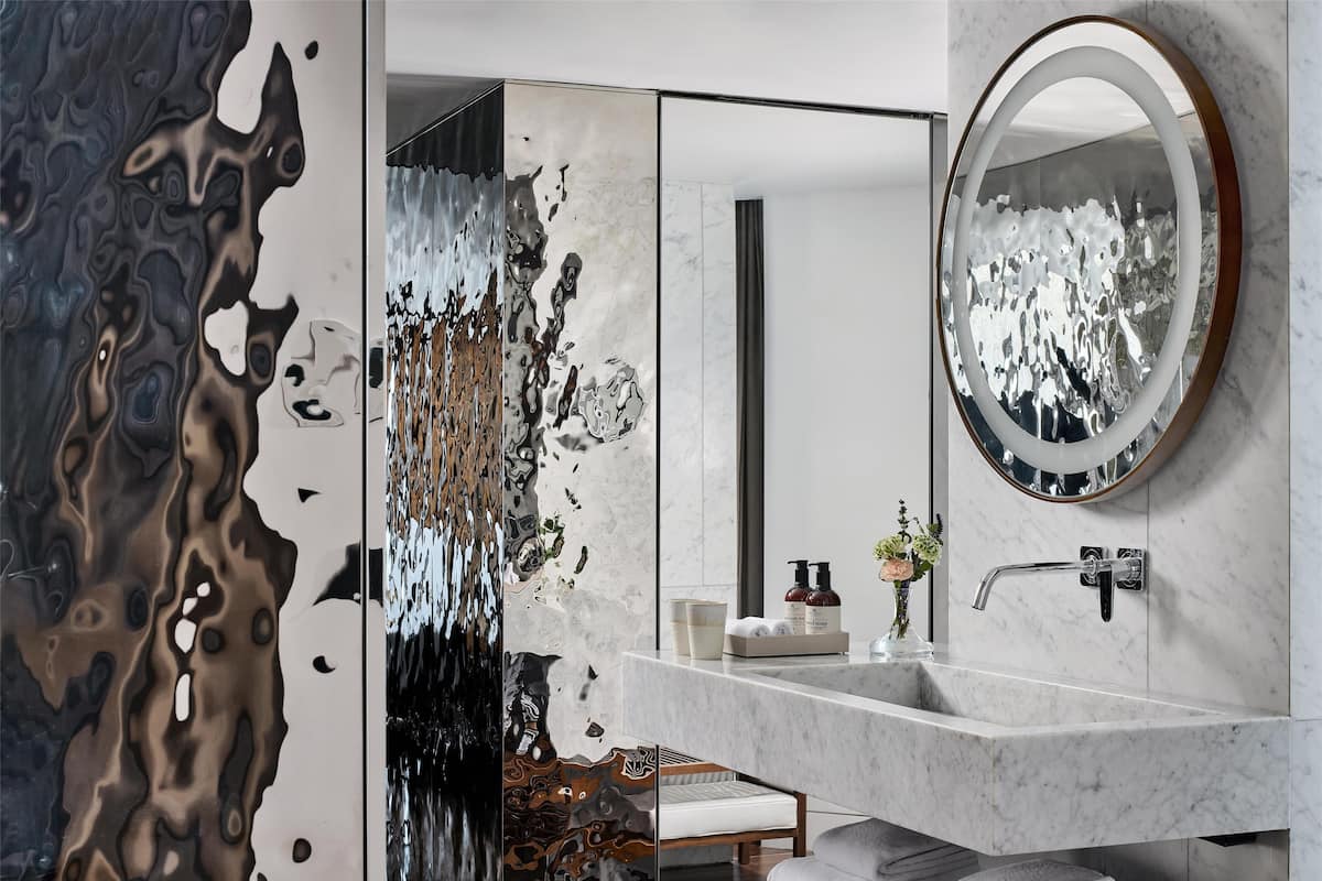 shower, rainfall showerhead, eco-friendly toiletries, hair dryer