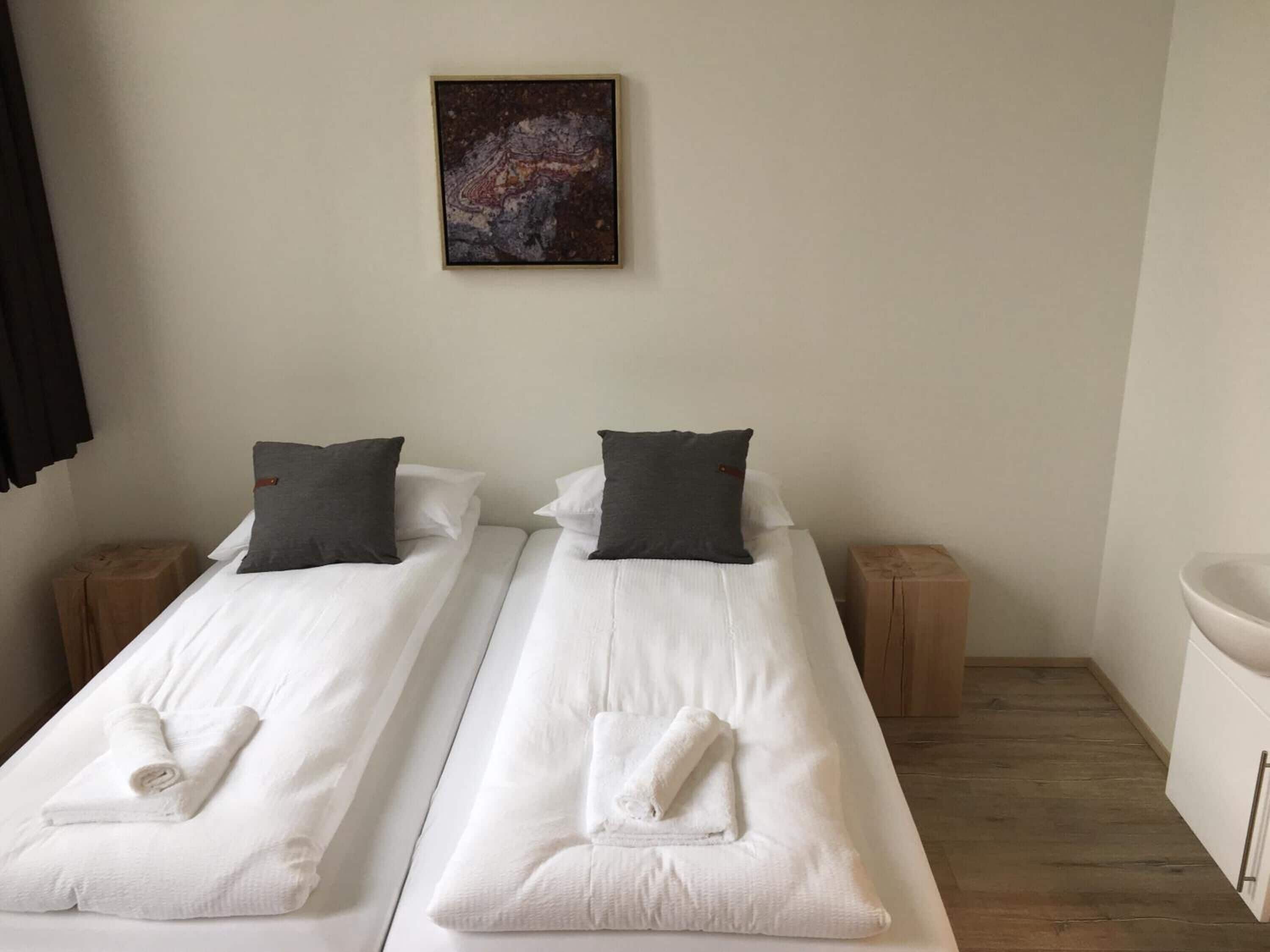 Blackout curtains, bed sheets