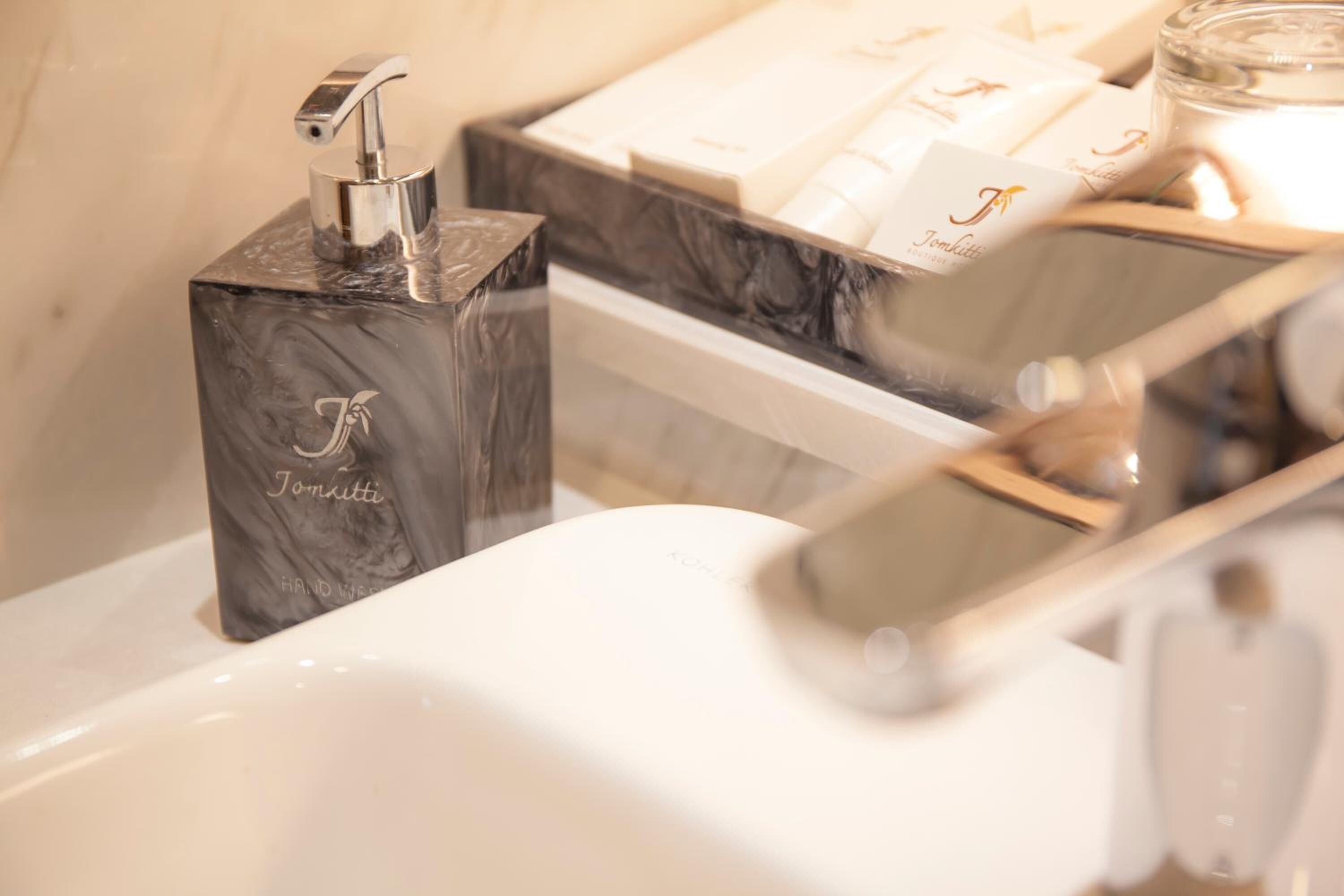 free toiletries, hair dryer, bathrobes, slippers