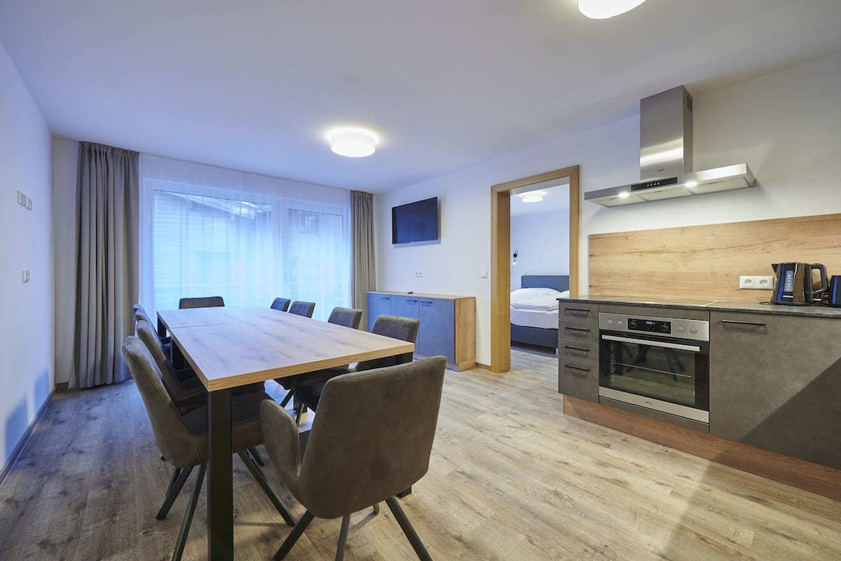 Apartment, 4 Bedrooms | Living area