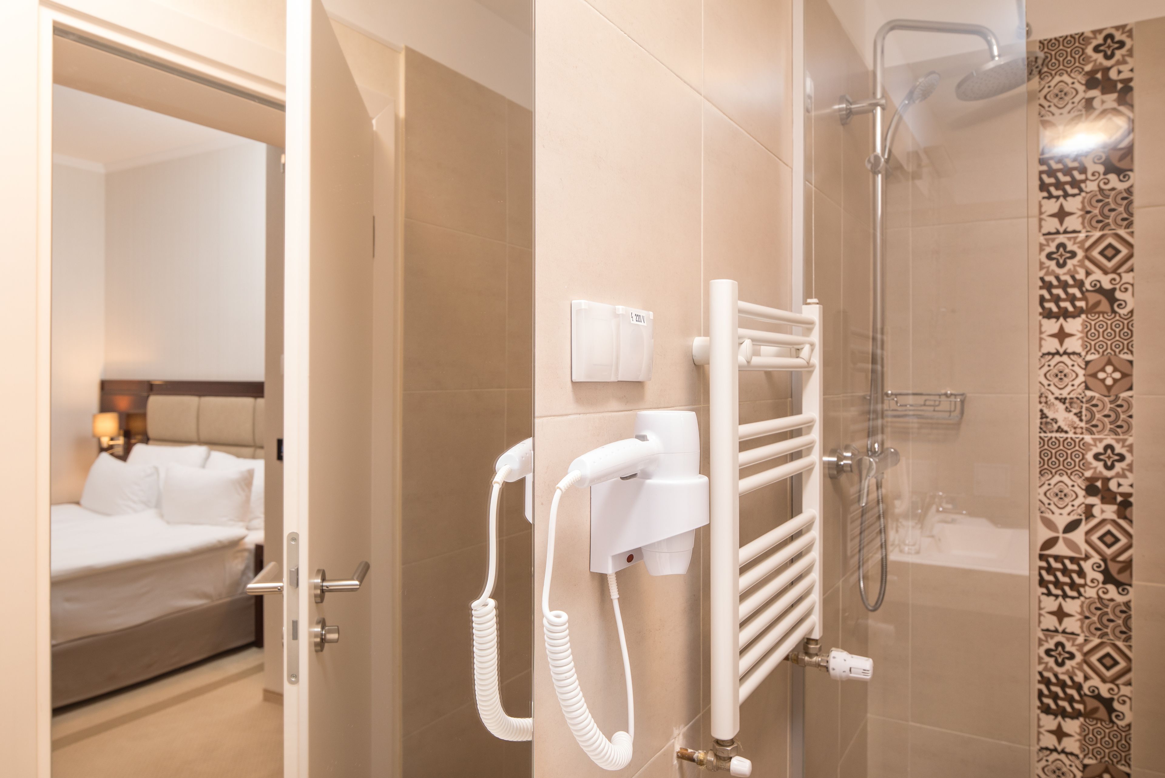 superior double or twin room | living room | flat-screen tv