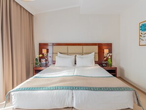 Kamar Double atau Twin Superior | 1 kamar tidur, busa memori, minibar, dan brankas