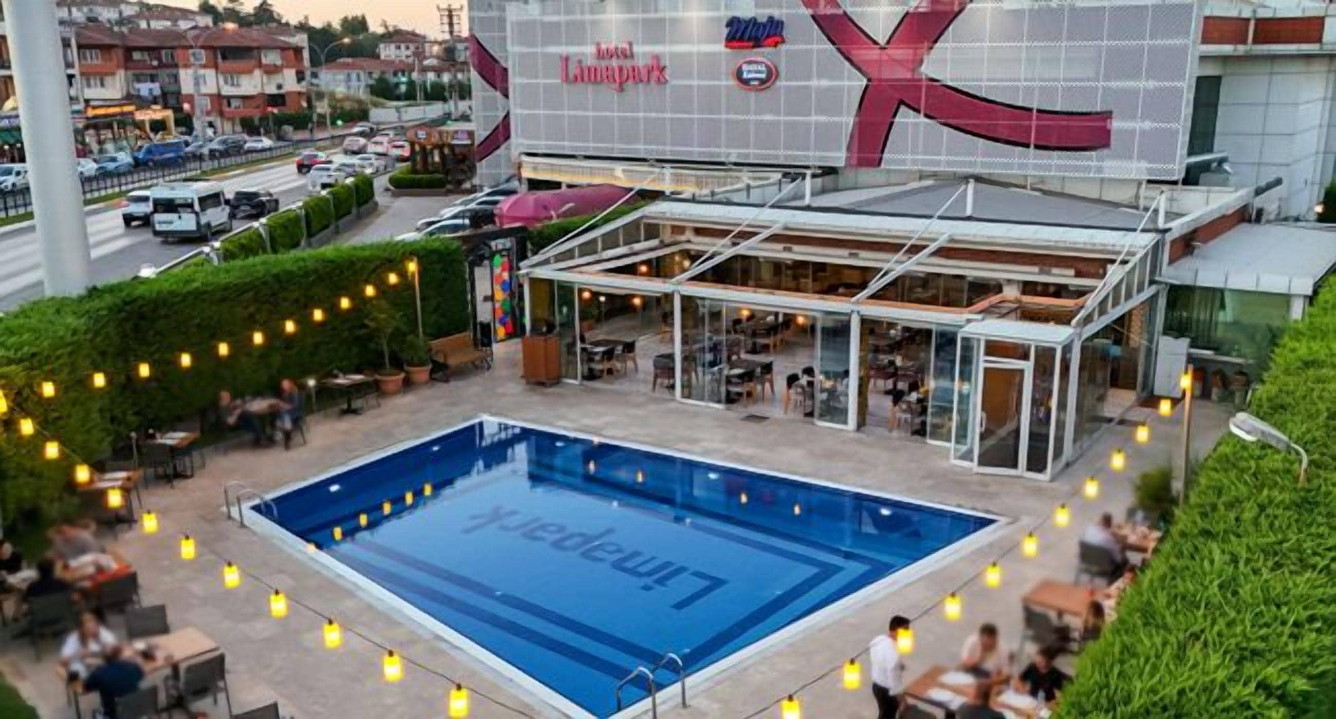 Majoituspaikan julkisivu