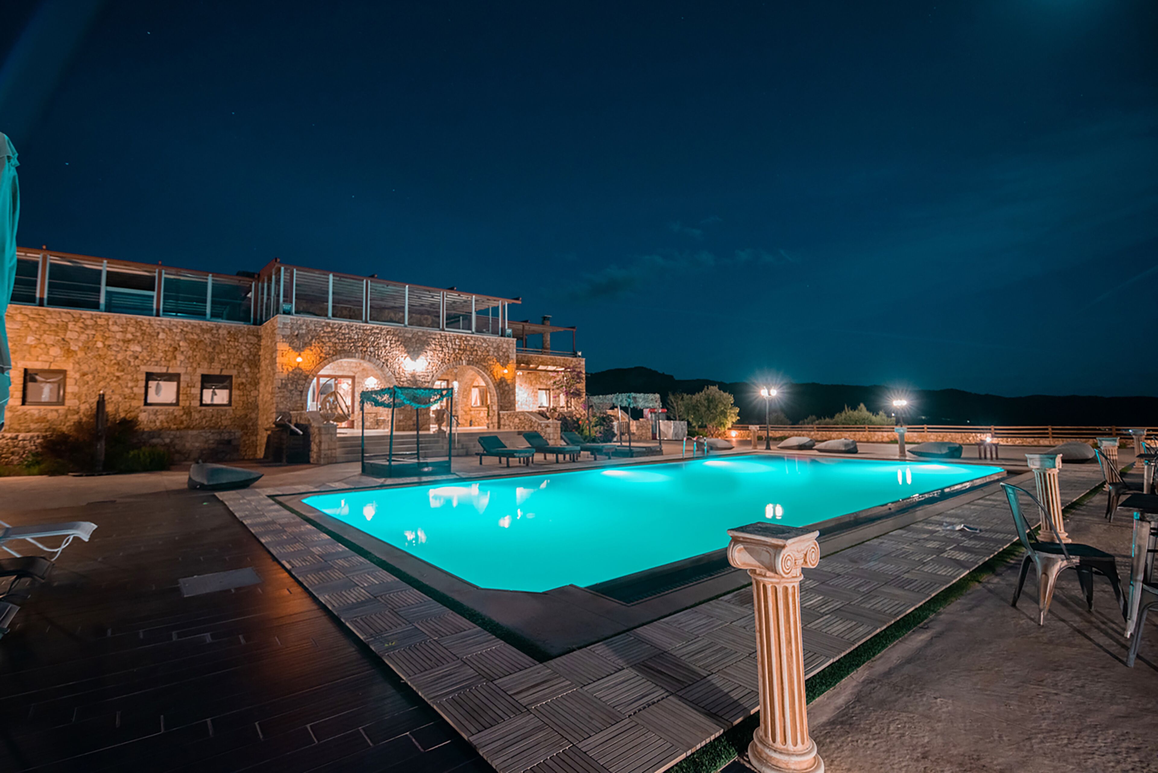 front of property – evening/night