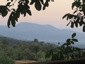 Blick von der Unterkunft