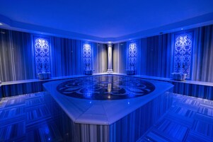 Salas de tratamientos para parejas, sauna, baño turco/hammam 