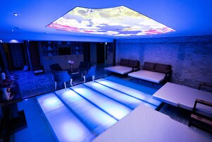 Salas de tratamientos para parejas, sauna, baño turco/hammam 