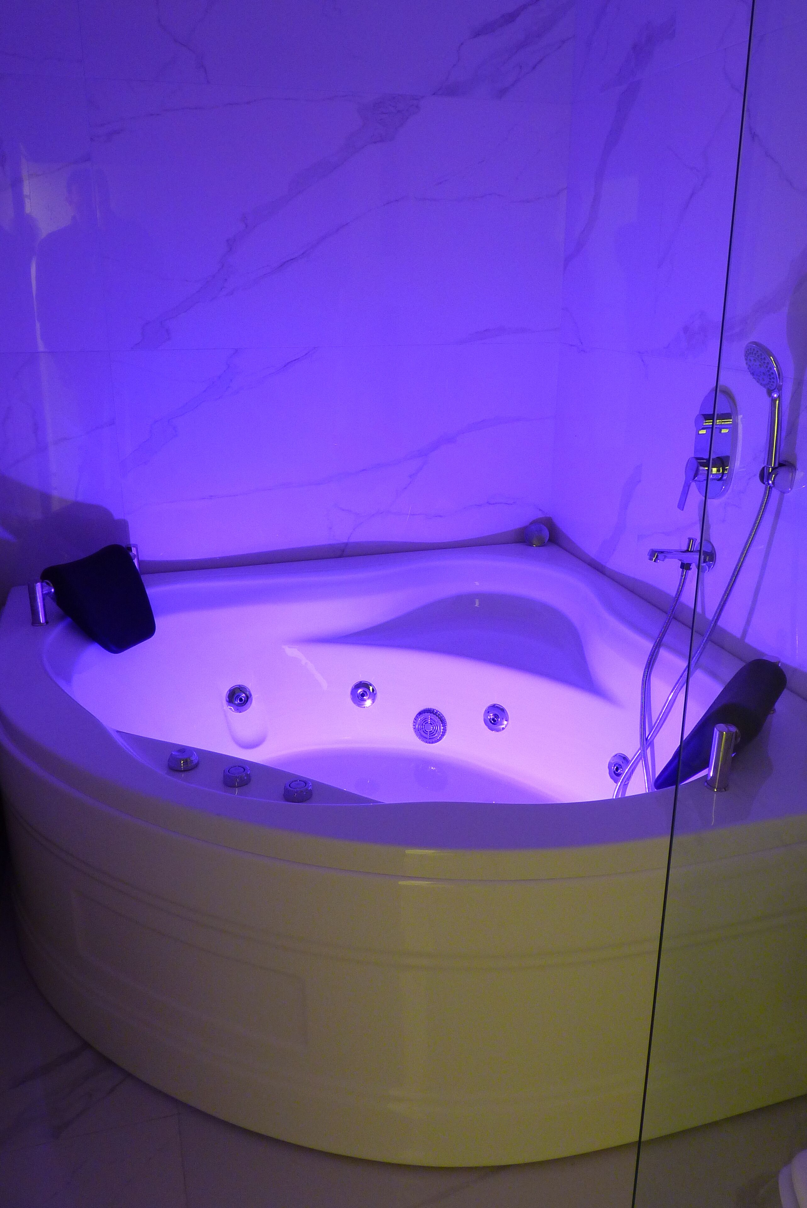 shower, free toiletries, hair dryer, slippers