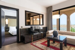 Ropa de cama de alta calidad y minibar