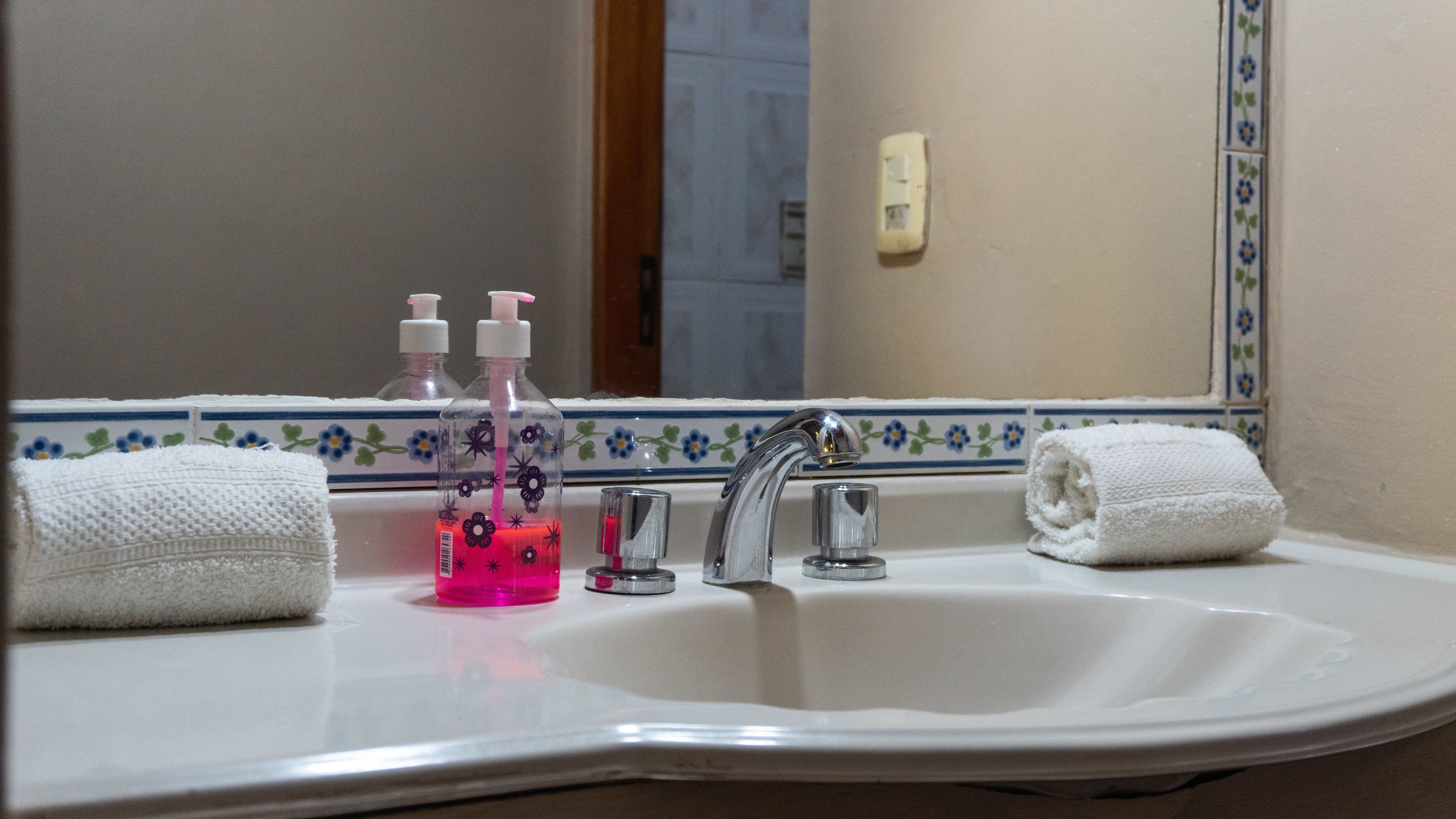 shower, bidet, towels