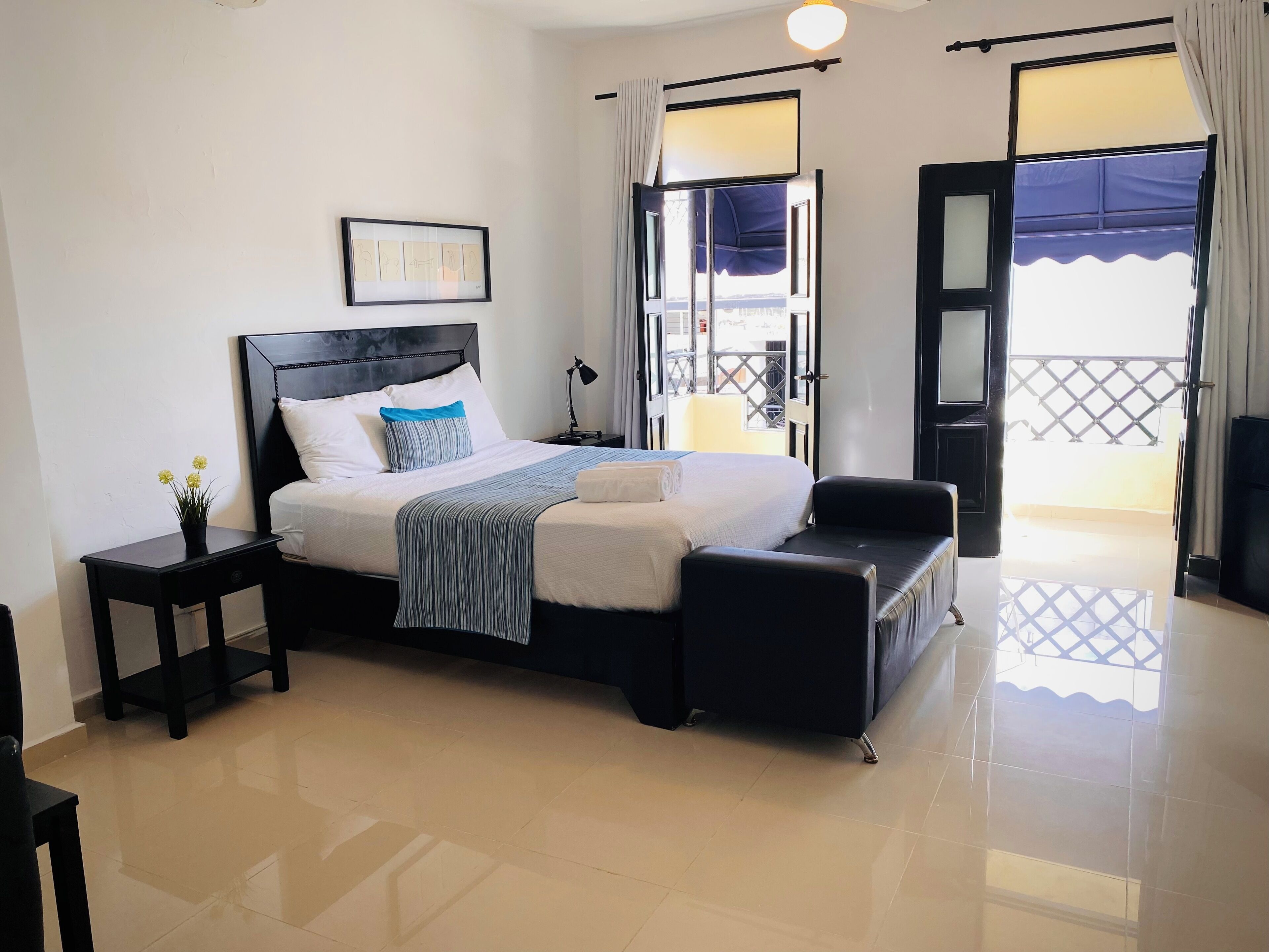 Pillow-top beds, in-room safe, desk, iron/ironing board