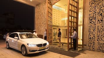 Front of property – evening/night