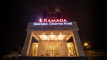 Front of property – evening/night