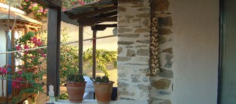 Villa Agapi Julia, mountain view, mama mia island in old town Skopelos