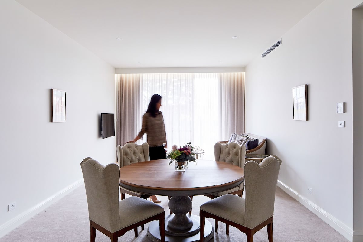 Restauration dans la chambre