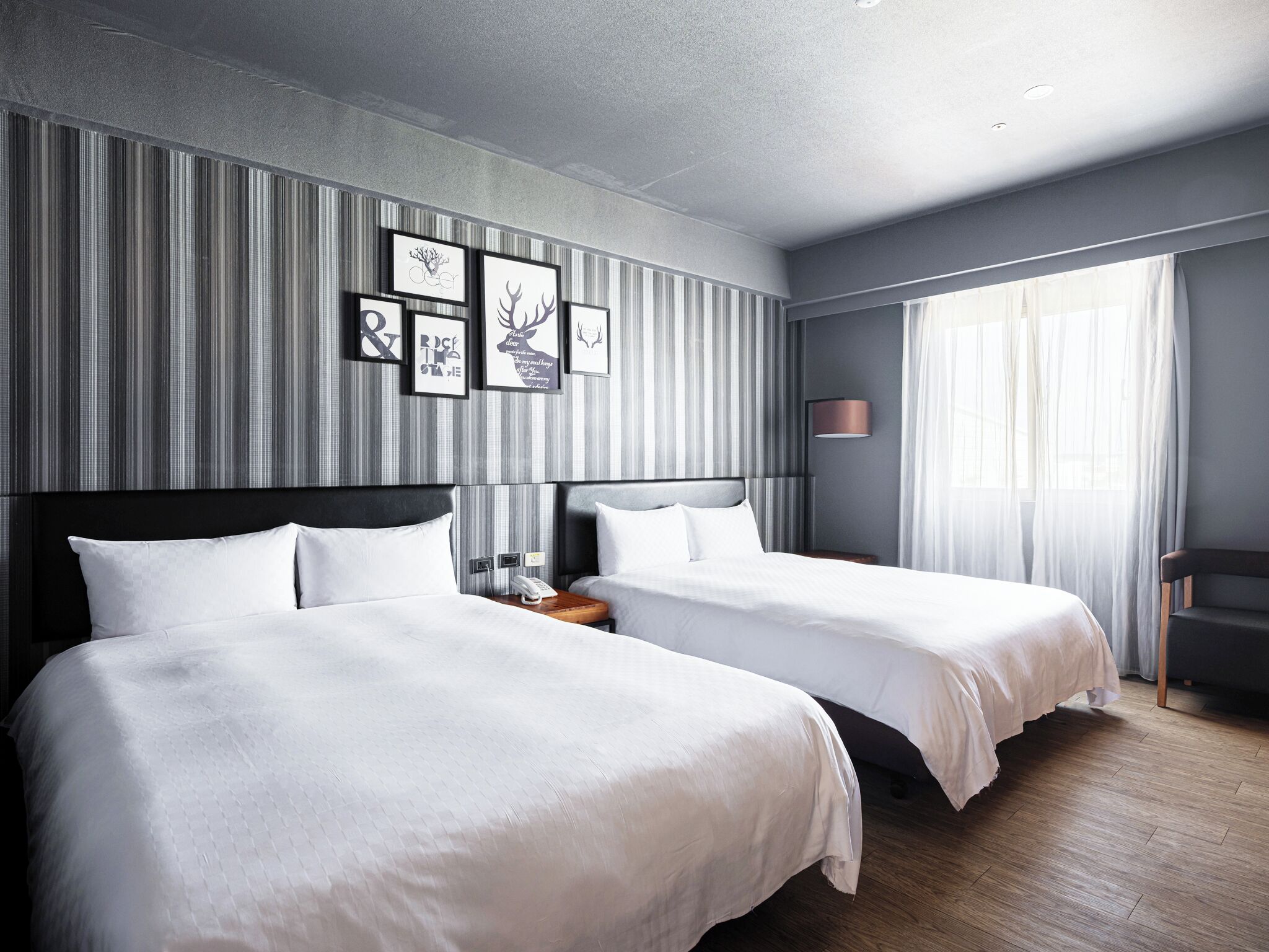 Superior Quadruple Room, 2 Double Beds, City View | View from room