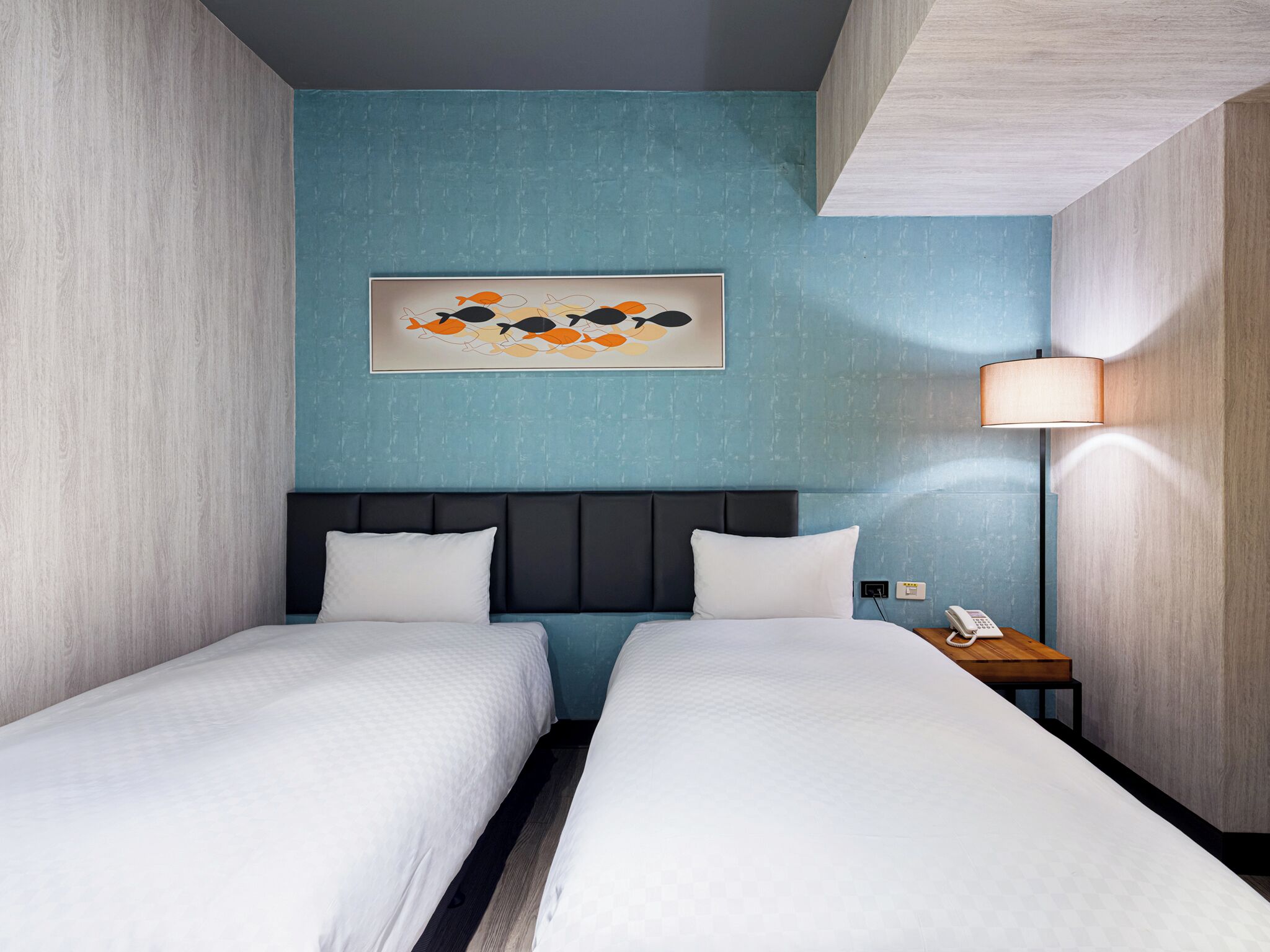 Standard Twin Room, No Windows | Premium bedding, desk, blackout drapes, free WiFi