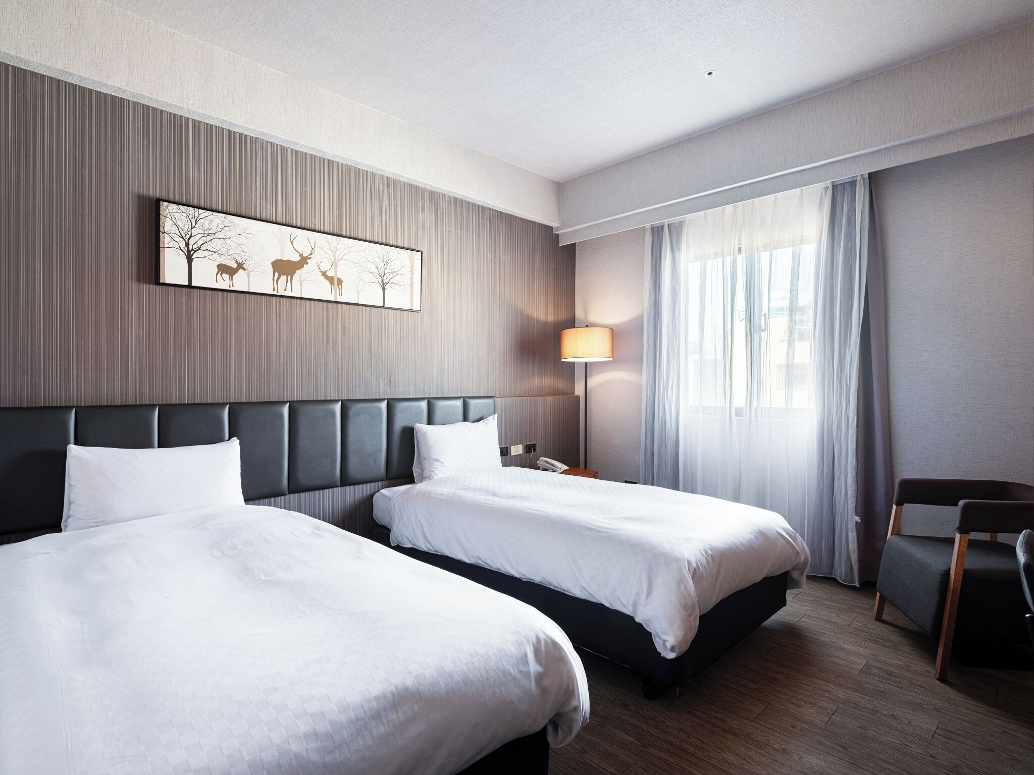 Classic Twin Room, 2 Twin Beds, City View | Premium bedding, desk, blackout drapes, free WiFi