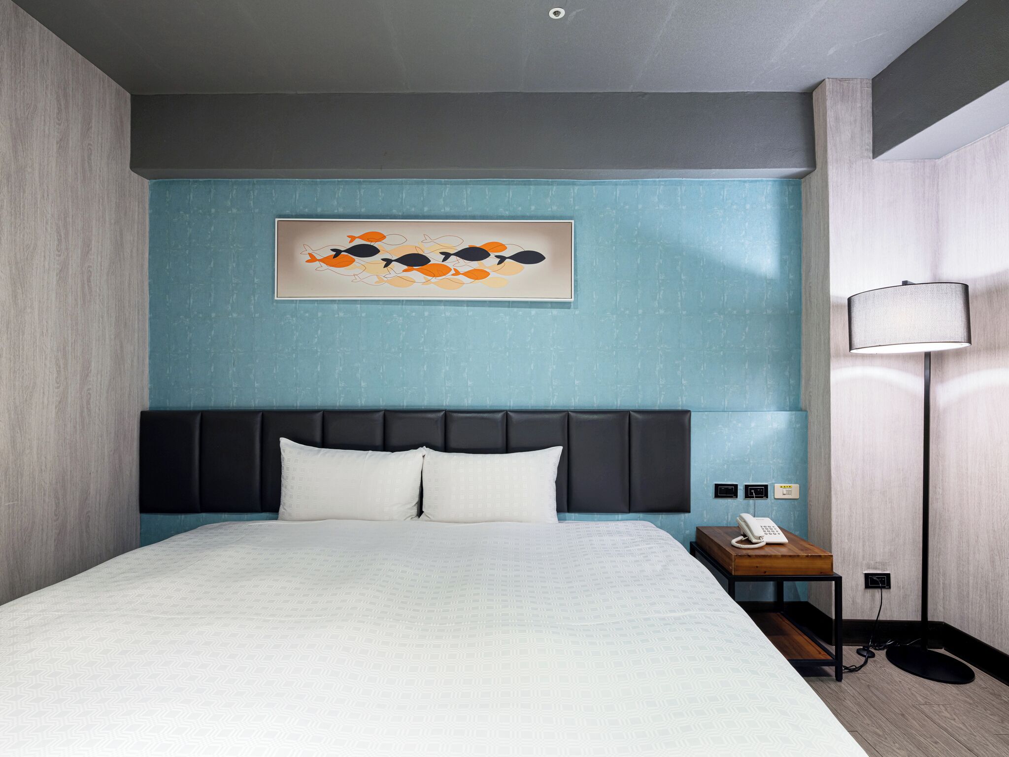 Standard Double Room, No Windows | Premium bedding, desk, blackout drapes, free WiFi
