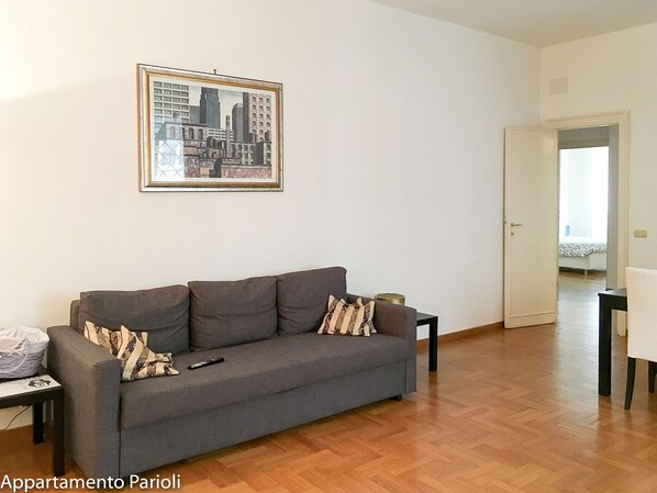 TV, DVD player, books