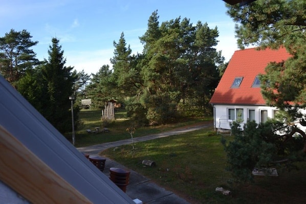 Blick aus dem Dachfester (Schlafzimmer)