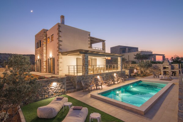 Piscine ext�érieure, piscine chauffée