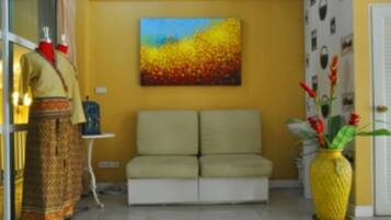 Sala de estar en el lobby