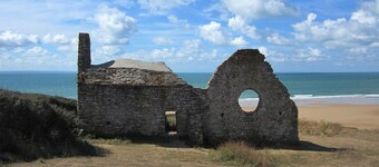 La dune, spiaggia, natura, nei pressi di Carteret / Le dune, la spiaggia ...
